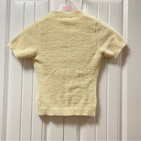 Forever 21 Fleece Sherpa Button-Up Cardigan Cream - S - Picture 4 of 7